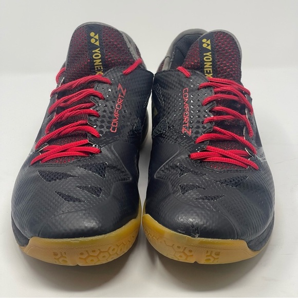 Yonex Comfort Z2 Badminton Shoes Mens 12 Black Red Power Cushion Lace Up main image 9
